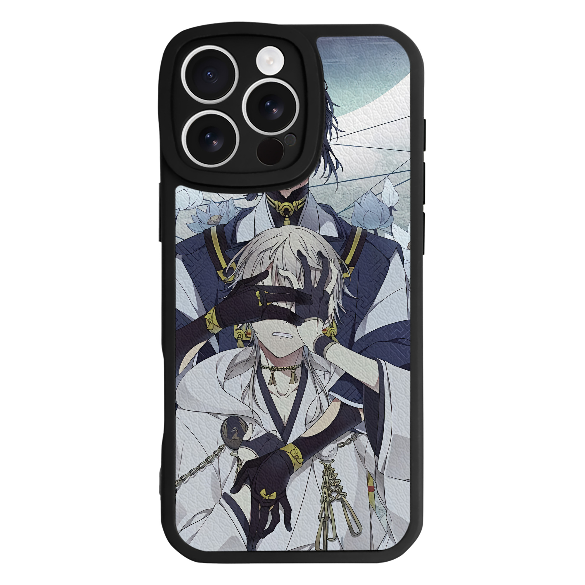 （画像用） 刀剣乱舞 Touken Ranbu 【iPhone 16シリーズ対応】シリコンスマホケース（レザー調） 材質：シリコン